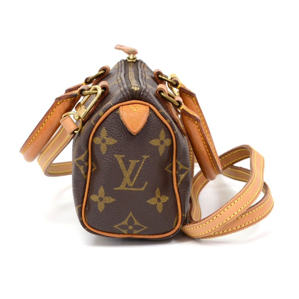 Louis Vuitto Mini Speedy Handbag with Strap