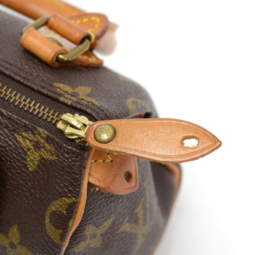 Louis Vuitto Mini Speedy Handbag with Strap
