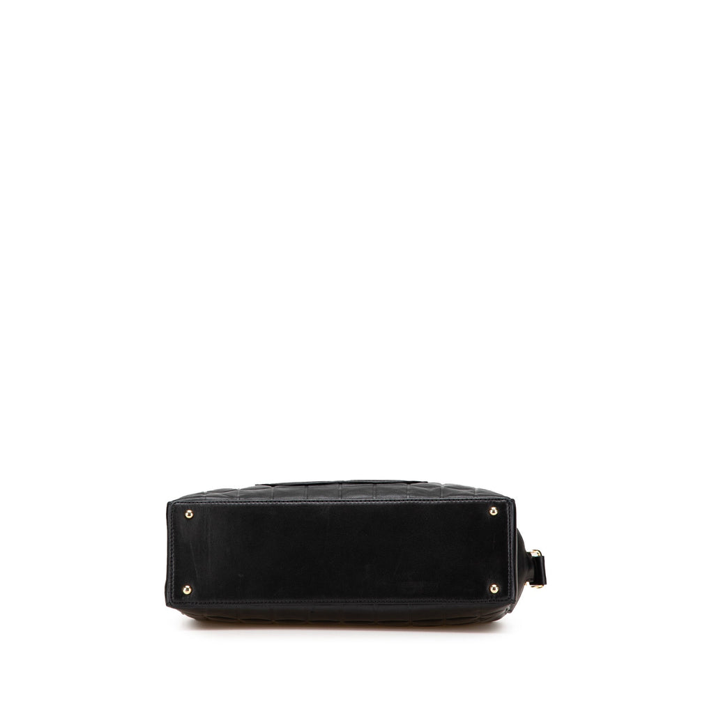 Chanel Cc Choco Bar Lambskin Shoulder Bag