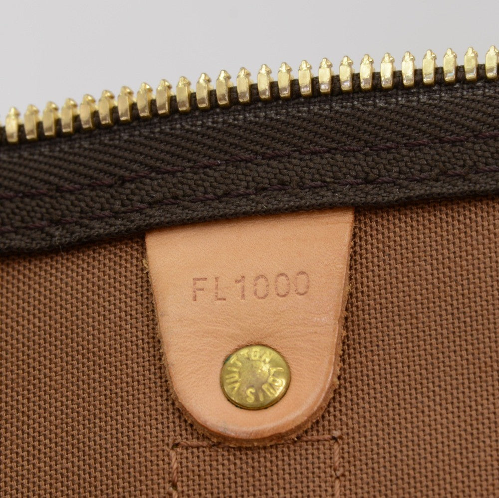Louis Vuitto Monogram Canvas Keepall 55 Bandouliere Duffel Bag with Strap