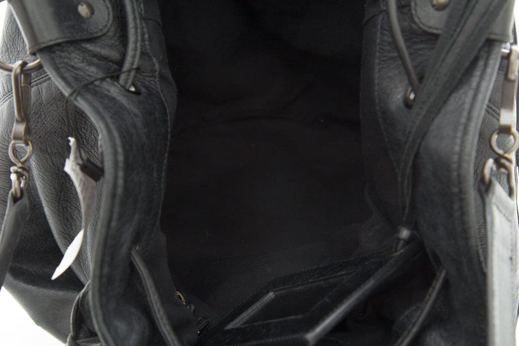 Balenciaga Black 2 Way City Handbag