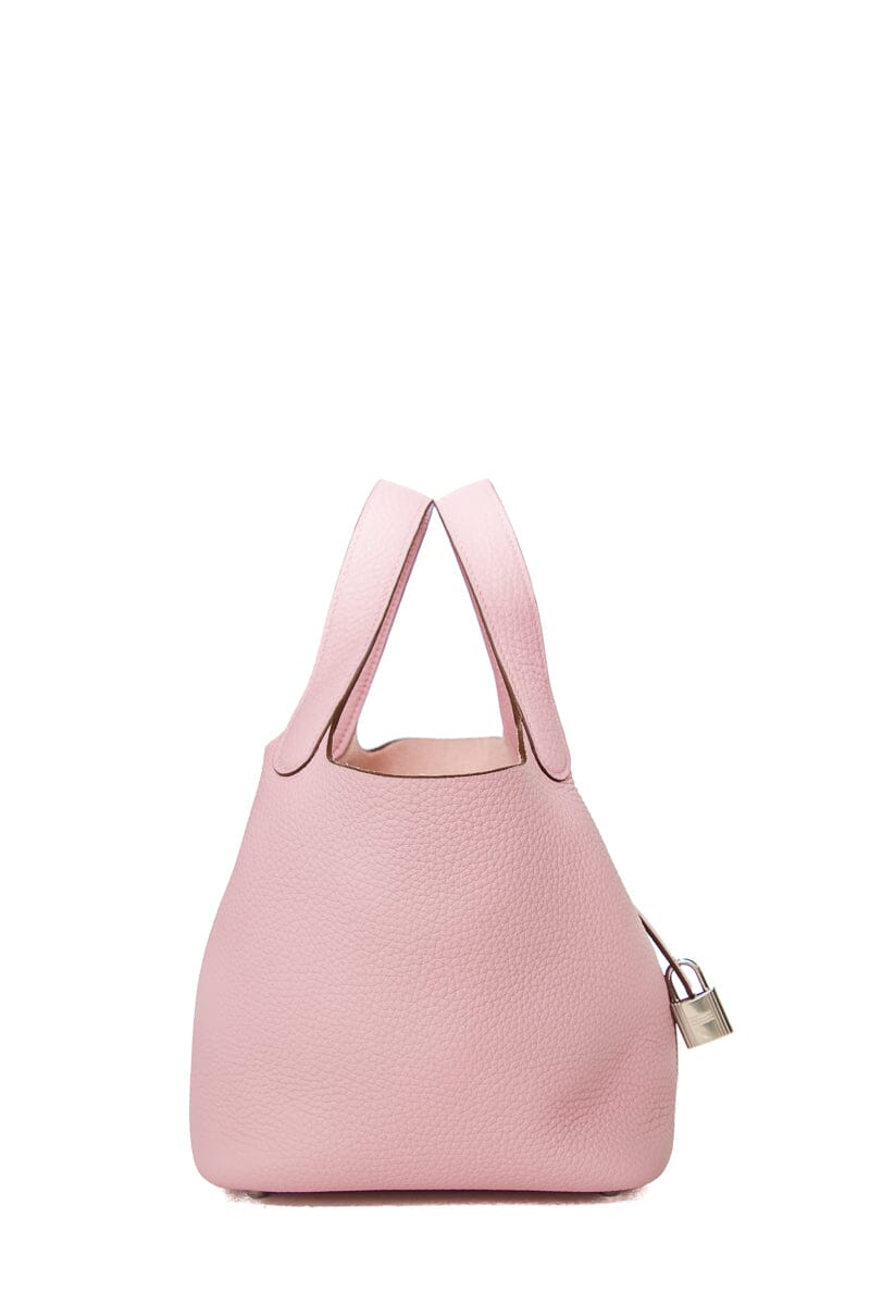 HermÃƒÆ’Ã‚Â¨s Mauve Sylvestre Picotin 18 PHW Tote