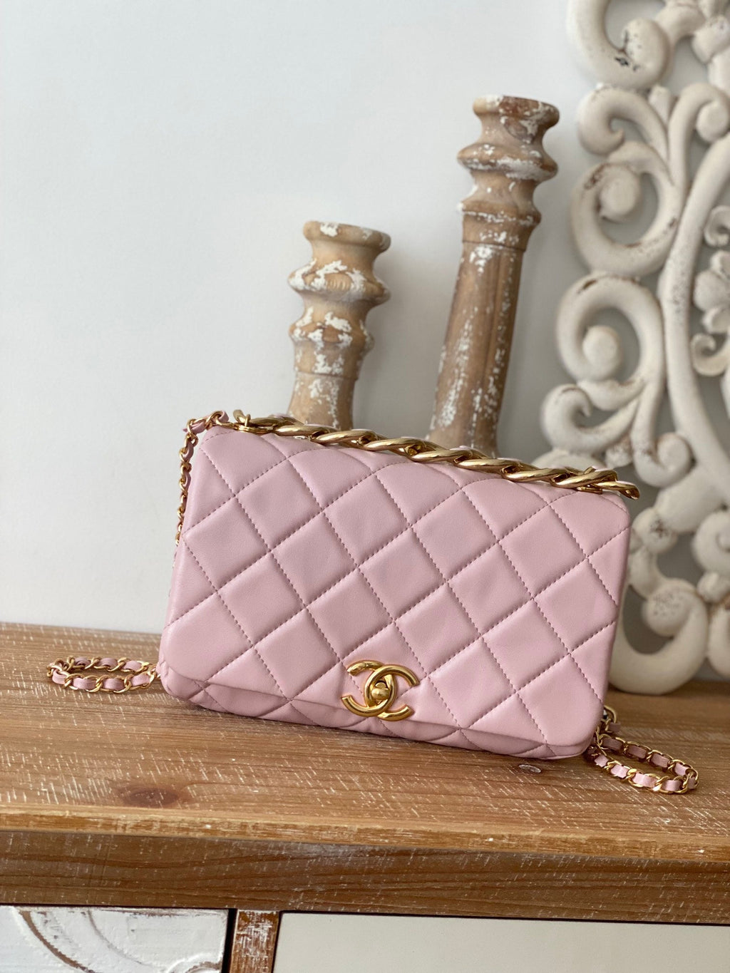 CHLLarge Flap PiNike Bag For Women 23cm/9in