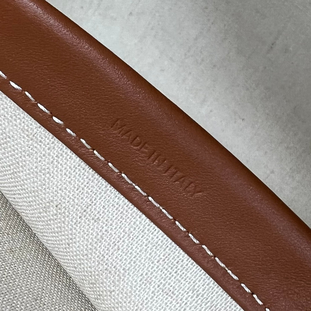 GLAMI Large Cabas Thais In Textile Natural / Tan For Women 16in/41cm 196762DST.02NT