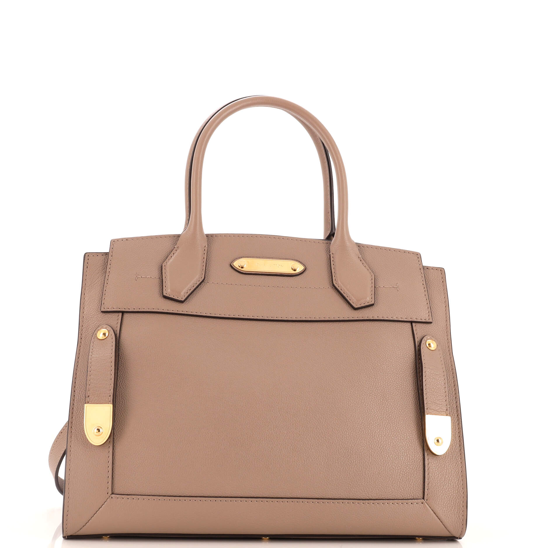 Louis Vuitton Steamer Handbag Leather MM