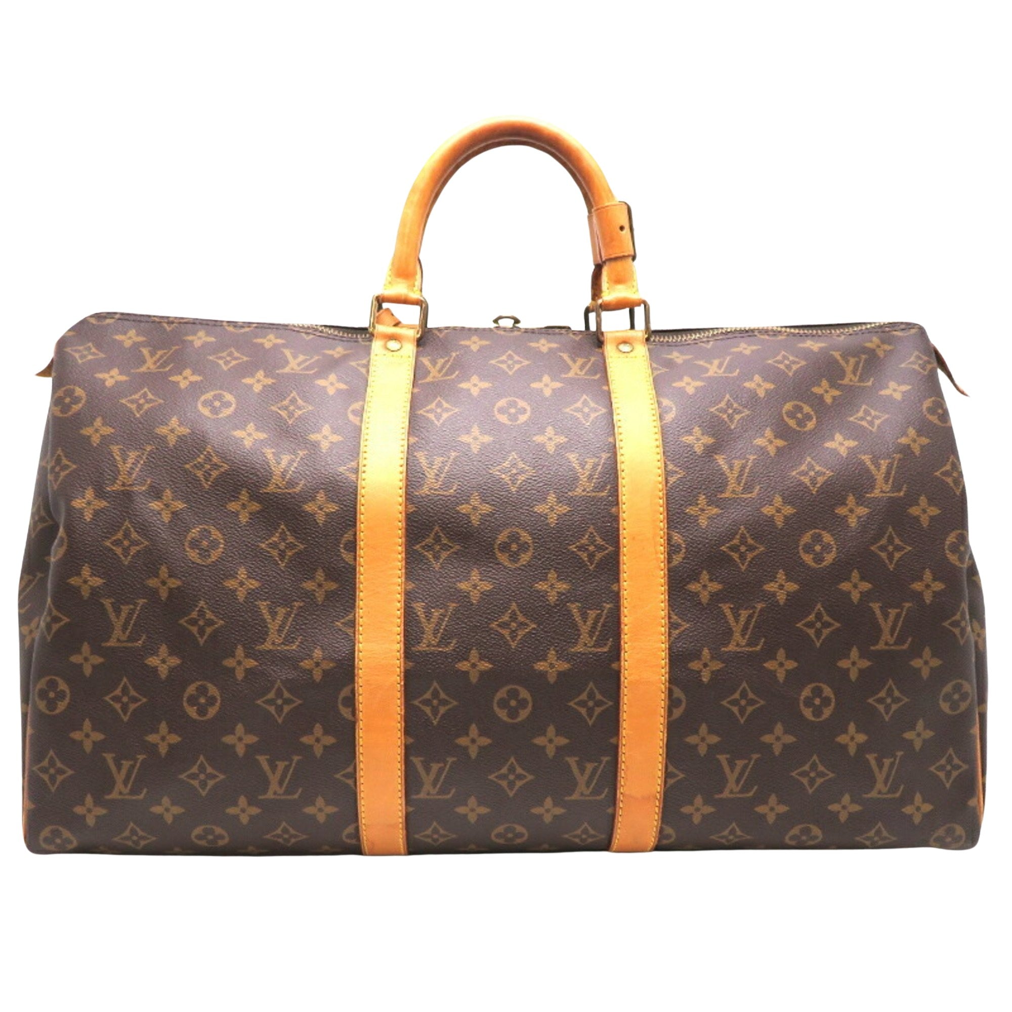 Louis Vuitton Keepall 50  Canvas Travel Bag ()
