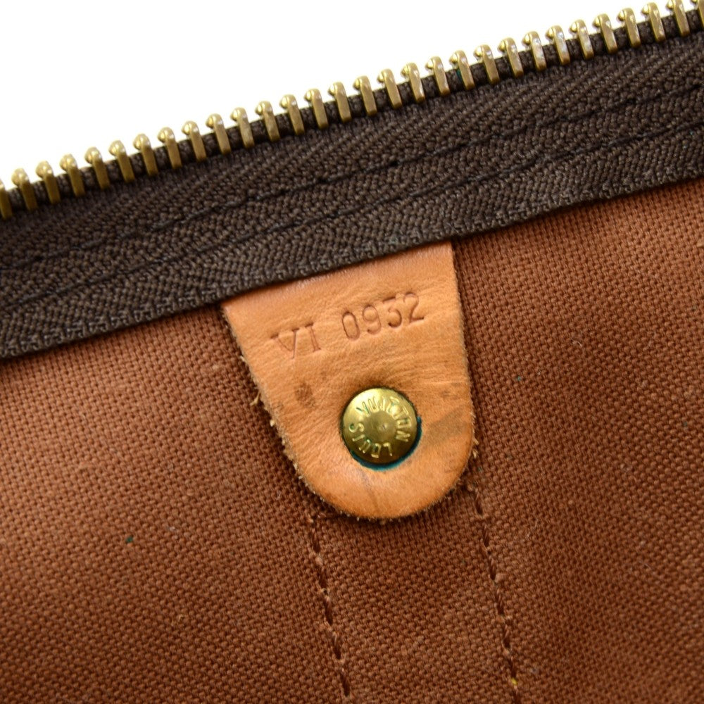 Louis Vuitto Monogram Canvas Keepall 45 Bandouliere Duffle Bag with Strap