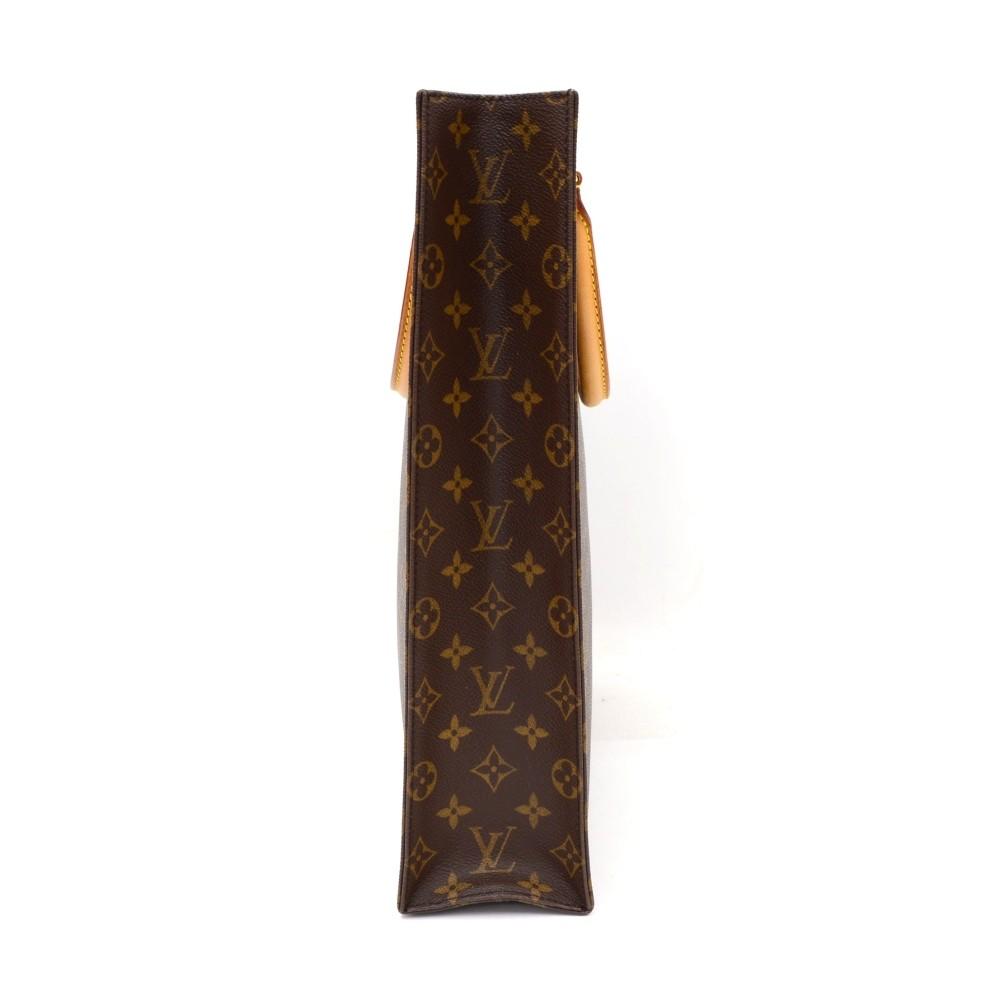 Louis Vuitto Monogram Canvas Sac Plat Handbag