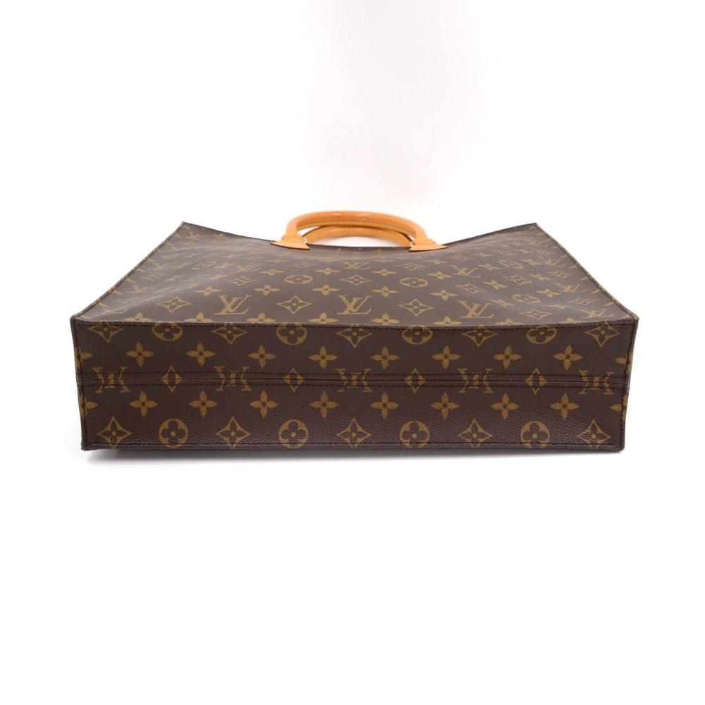 Louis Vuitto Monogram Canvas Sac Plat Handbag