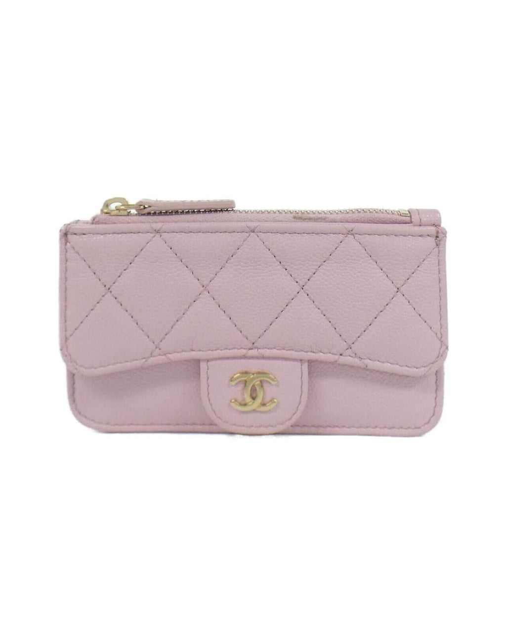 Chanel Leather Wallet with Box and Dust Bag Good Condition