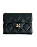 Chanel Leather Wallet with Dust Bag and Manual