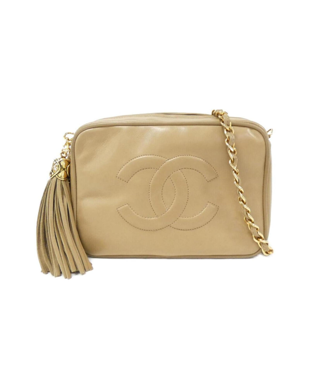 Chanel Leather Camera Bag with Box Good Condition