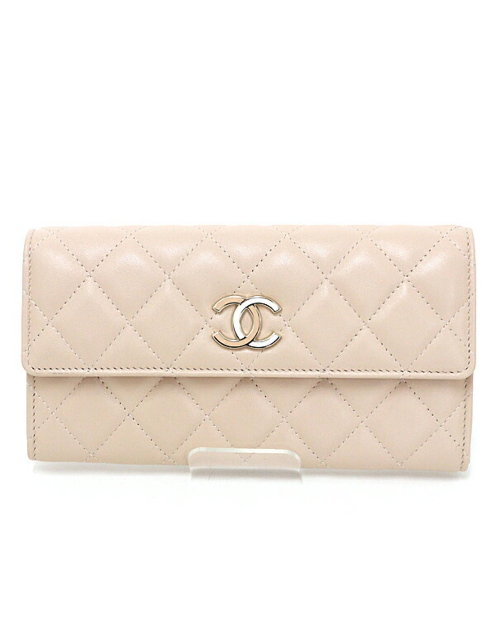 Chanel Timeless Classic Leather Wallet with Box and Dust Bag
