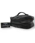 Chanel Leather Vanity Bag with  Card and Italian Craftsmanship