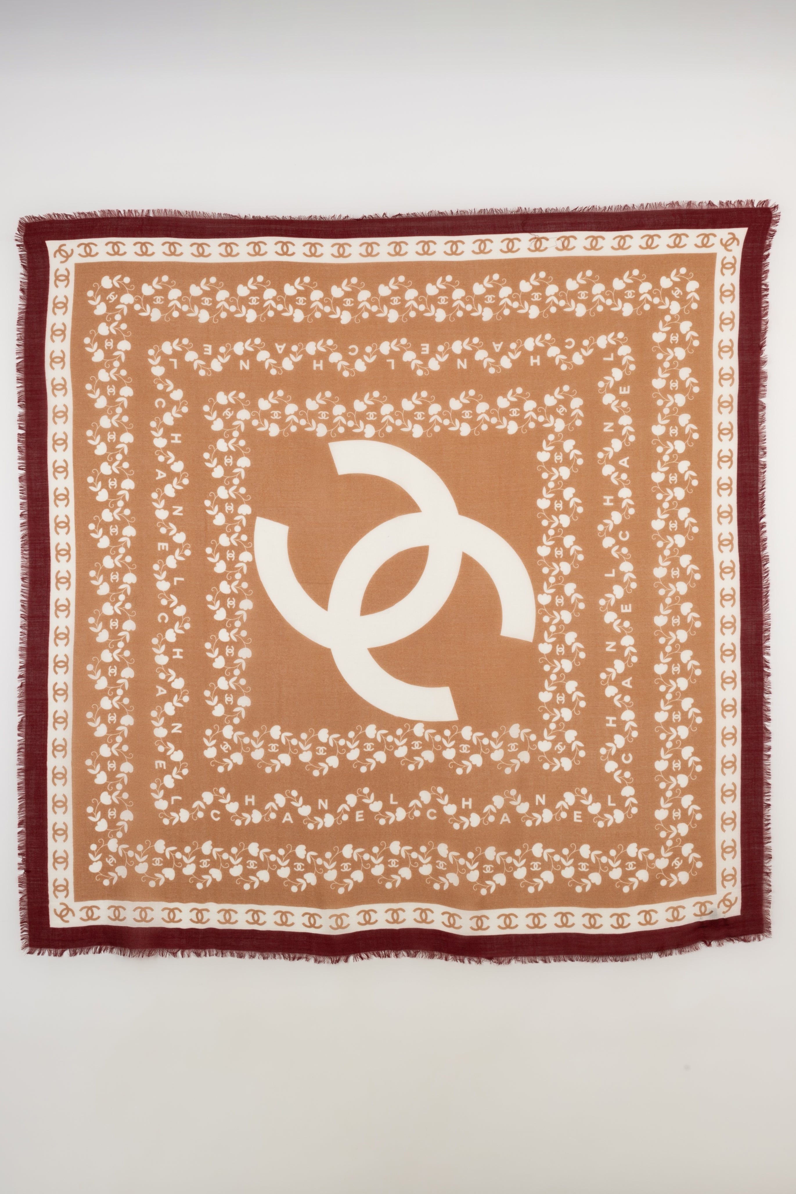 Foulard / ÃƒÆ’Ã‚Â©tole en laine et cachemire Chanel