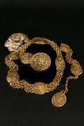 Ceinture en mÃƒÆ’Ã‚Â©tal dorÃƒÆ’Ã‚Â© Chanel 1980s