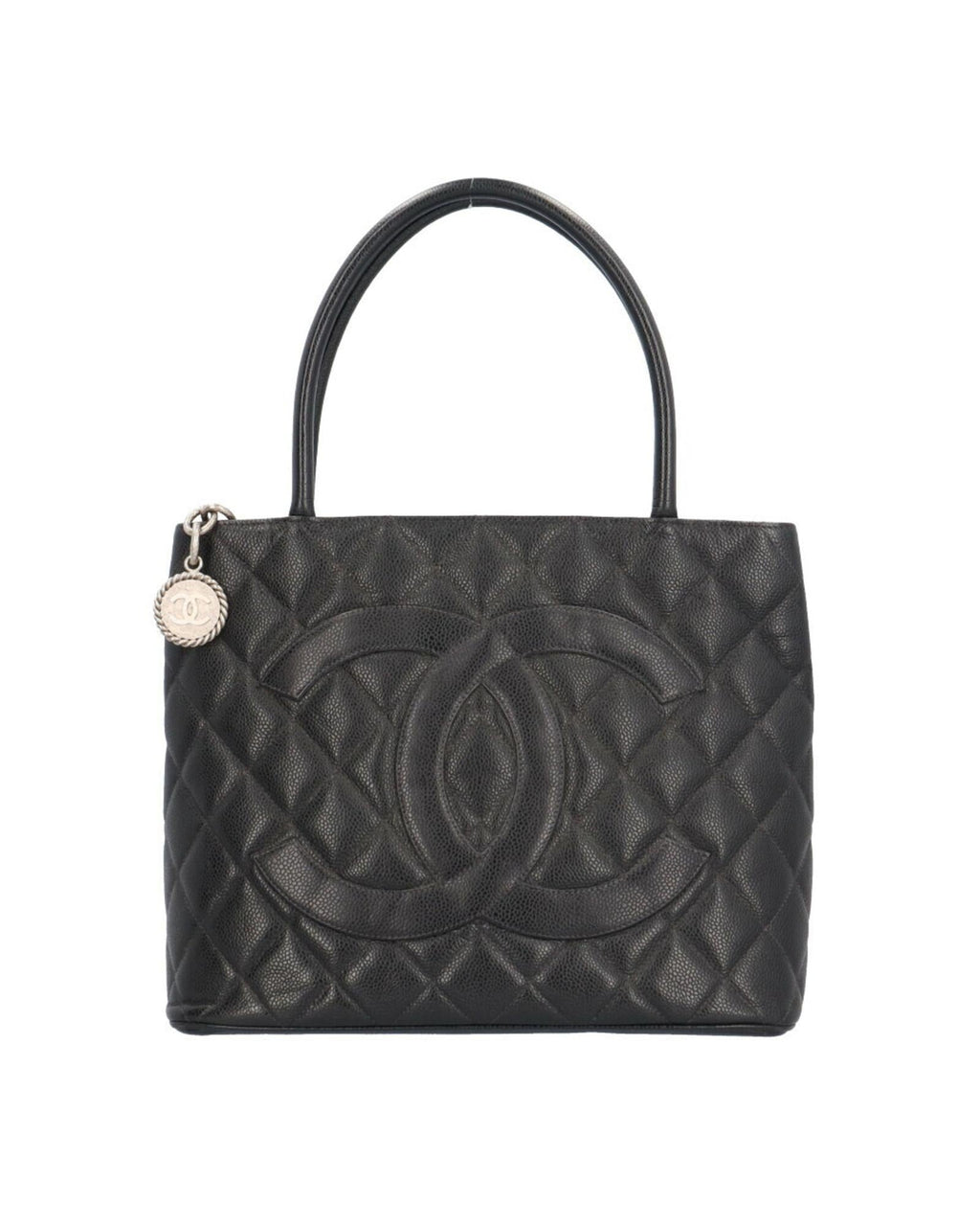 Chanel Leather Medaillon Tote Bag with Minimal Wear