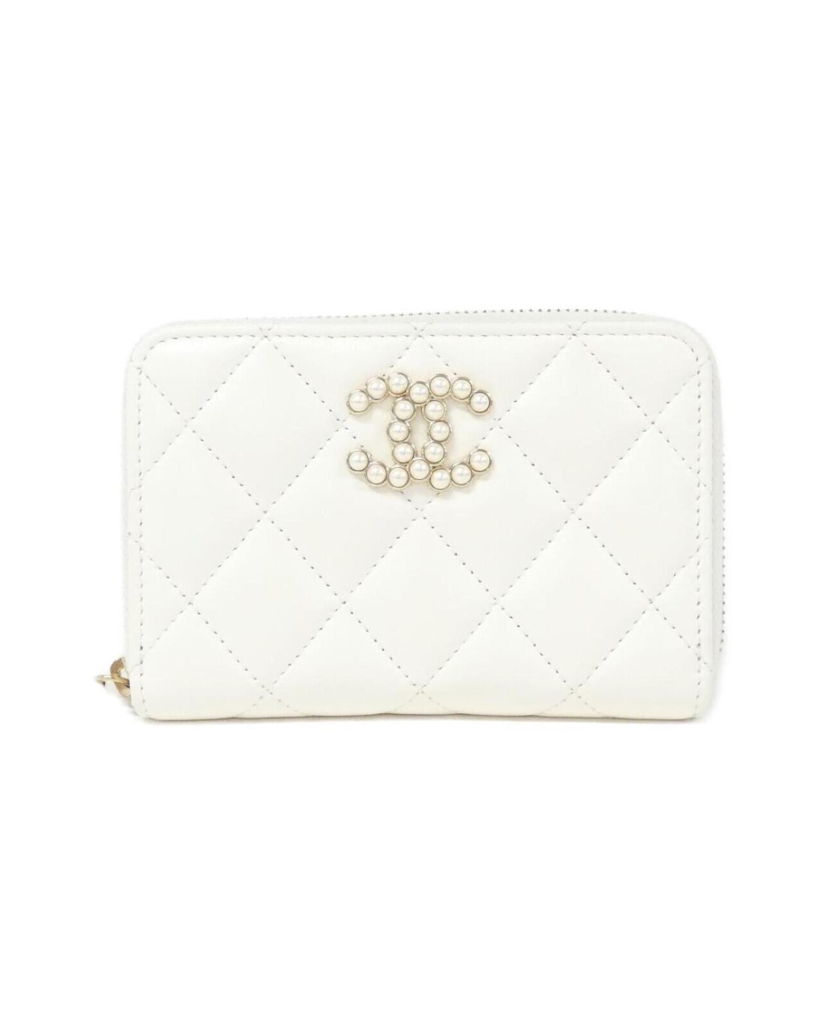 Chanel Luxury Leather Wallet with Box and Dust Bag