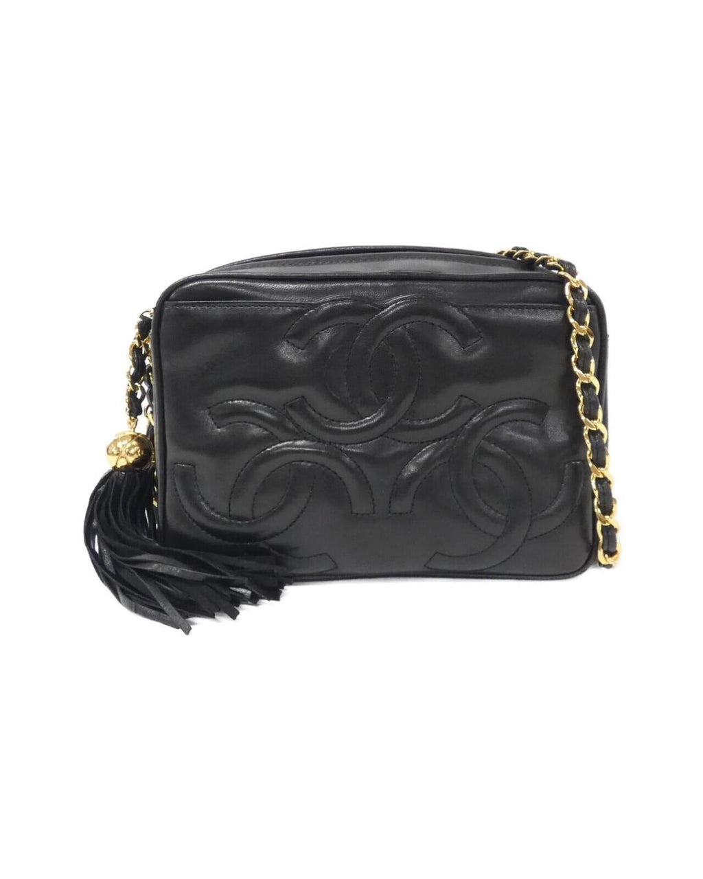 Chanel Leather Camera Bag with Strap and Minimal Wear
