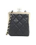 Chanel Leather Handbag with  Card Made in Italy