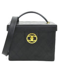 Chanel Leather Vanity Bag with  Card Slight Scratches