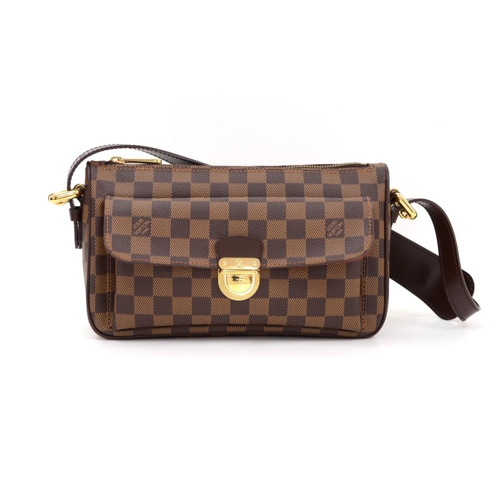 Louis Vuitto Ravello GM Damier EbÃ¨ne Canvas Shoulder Bag