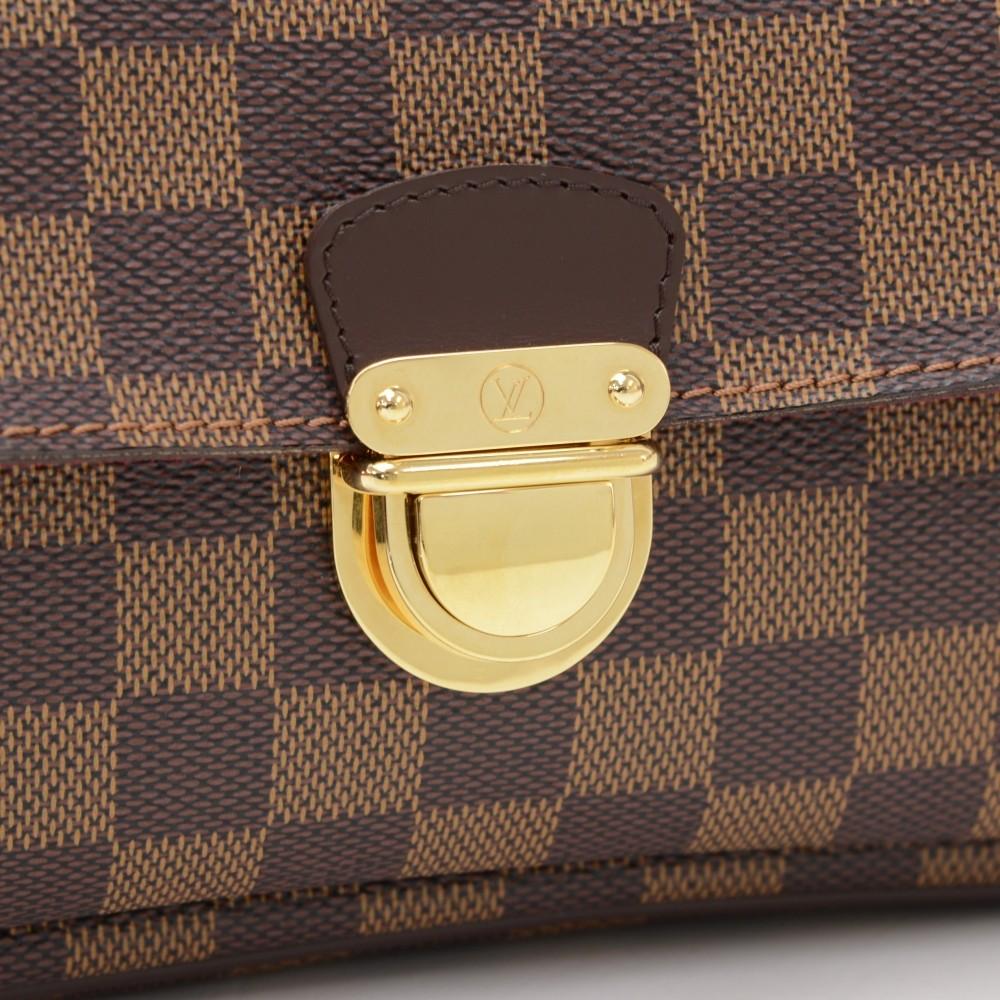 Louis Vuitto Ravello GM Damier EbÃ¨ne Canvas Shoulder Bag