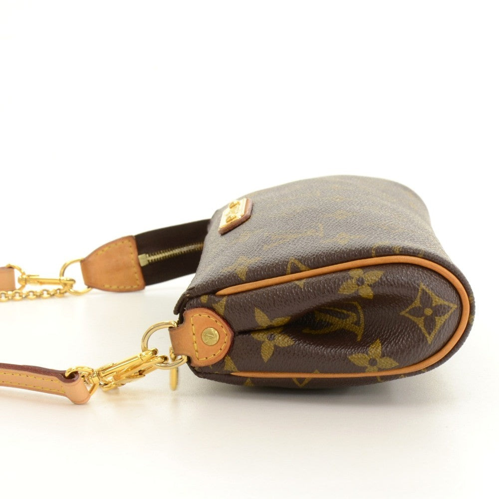 Louis Vuitto Eva Monogram Canvas Evening Bag with Strap