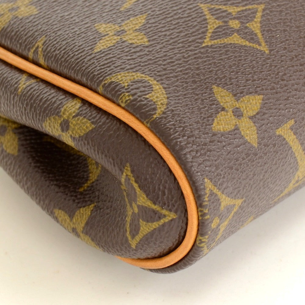 Louis Vuitto Eva Monogram Canvas Evening Bag with Strap