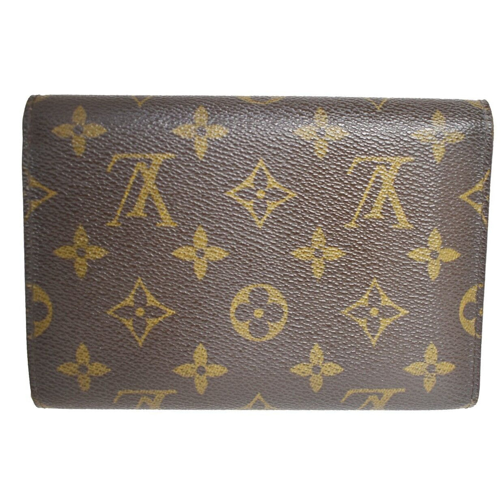 Louis Vuitton Porte Tresor Etui Papier  Canvas Wallet  ()