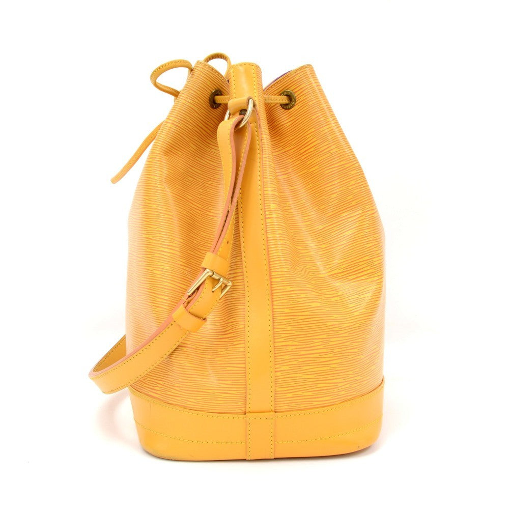 Louis Vuitto Noe Yellow Epi Leather Large Bag