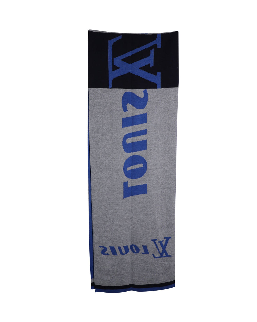Louis Vuitton Forward Scarf in Blue Wool