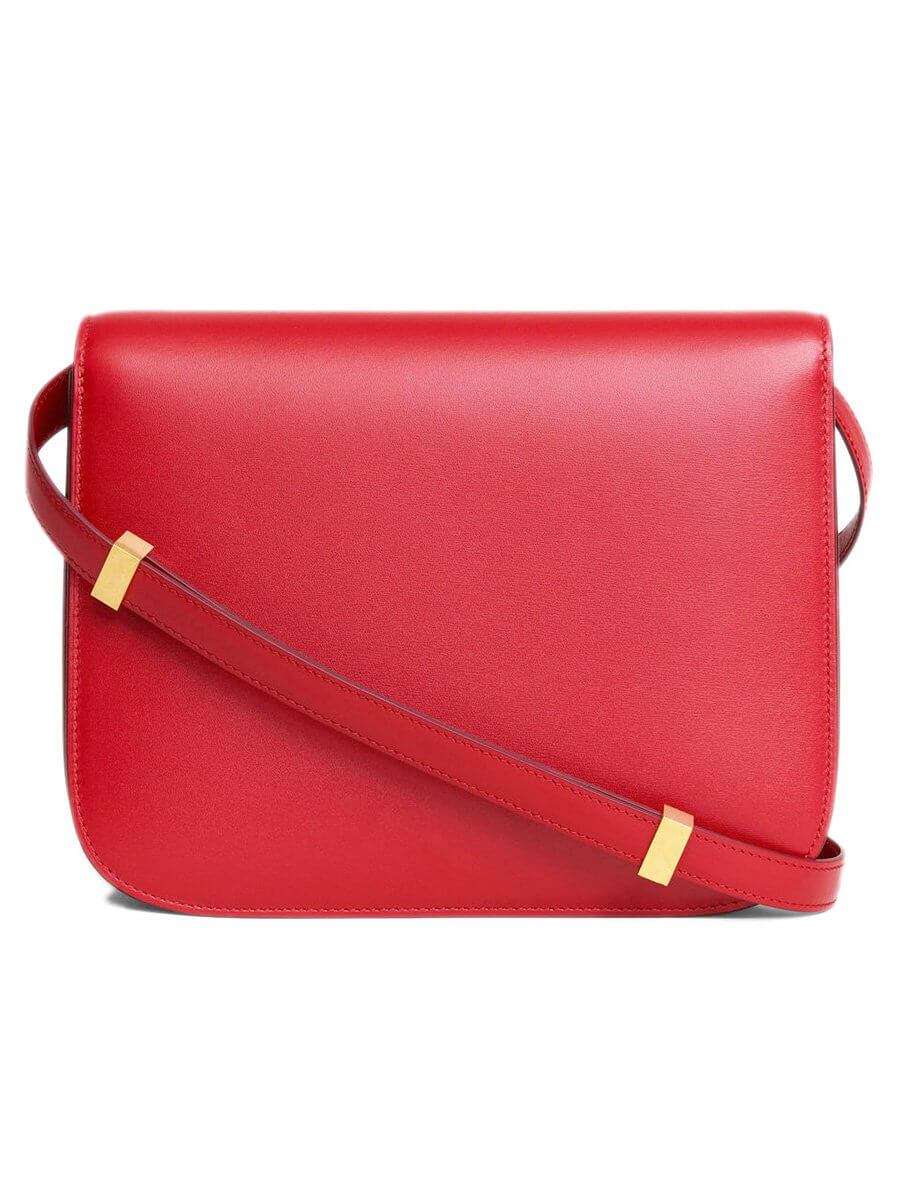 Medium Classic Bag In Red Box Calfskin