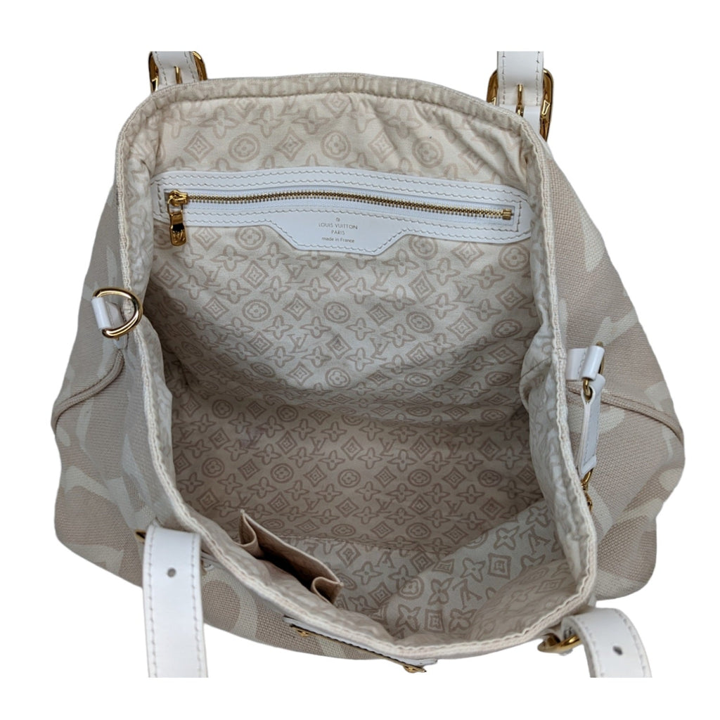 Louis Vuitton Limited Edition Beige Tahitienne Cabas Bag