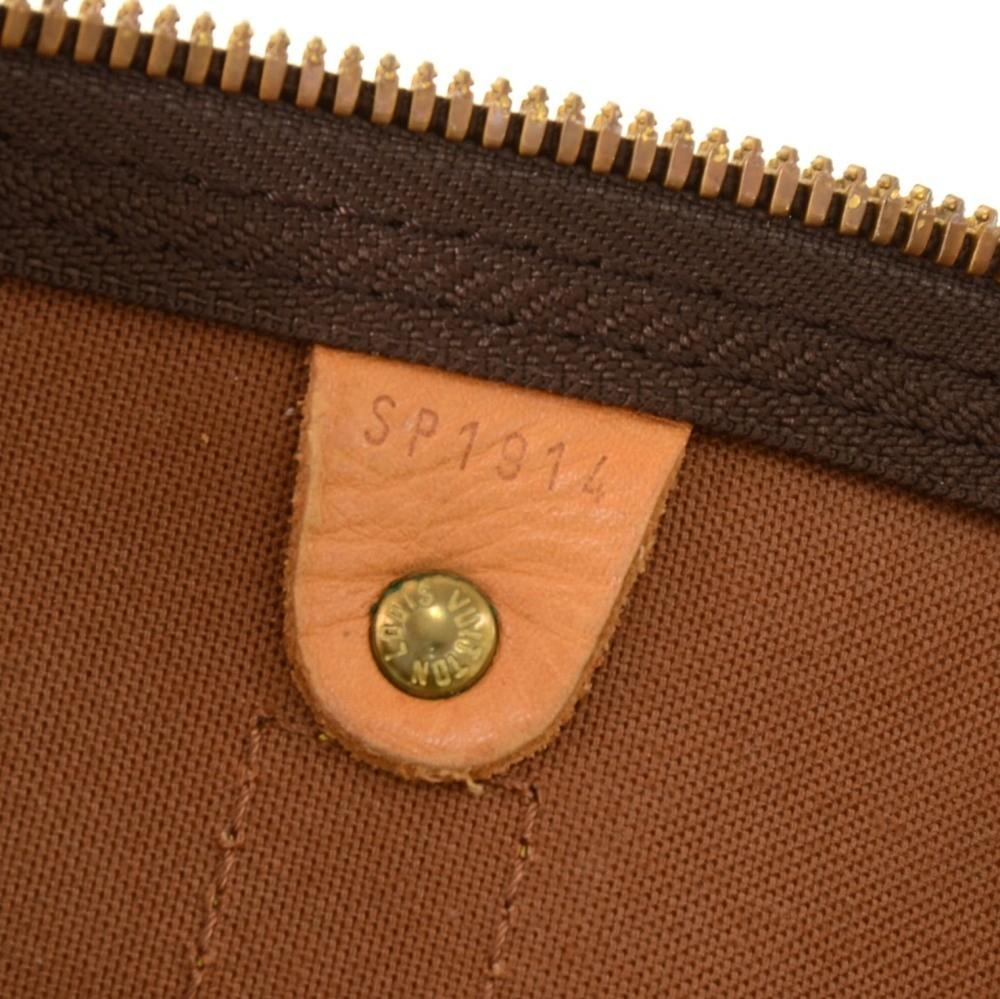 Louis Vuitto Keepall 45 Monogram Canvas Travel Bag