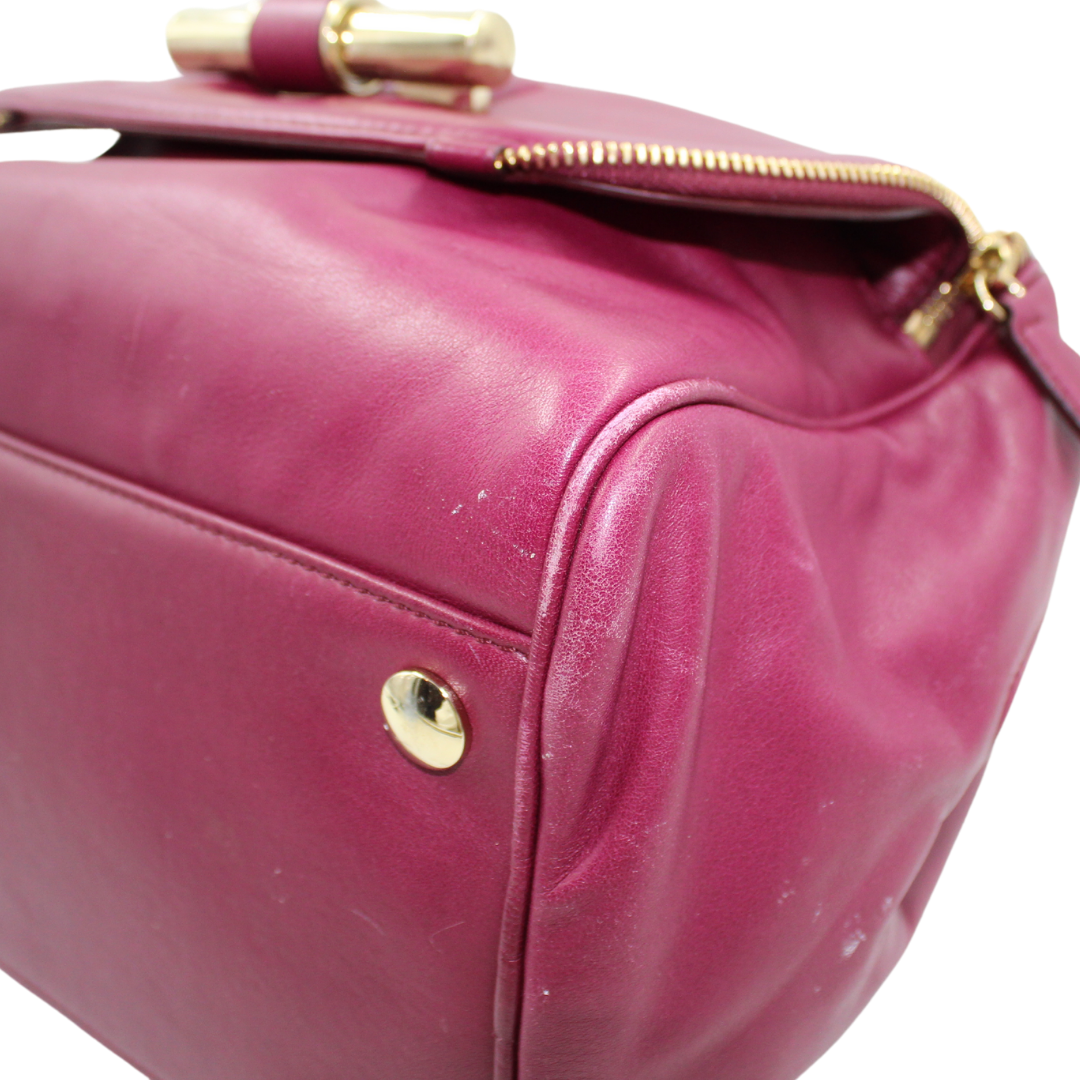 Jimmy Choo Justine Leather Handle Bag