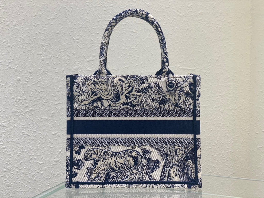 GLAMI Small Book Tote Blue, For Women, WomenÃ¢â‚¬â„¢s Handbags 26.5cm/10.5in CD M1265ZRGO_M928