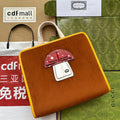 gg Children’s Mushroom Tote Bag Brown For Women, Women’s Bags 11.2in/28.5cm gg‎ ‎705042 2S8HN 2886