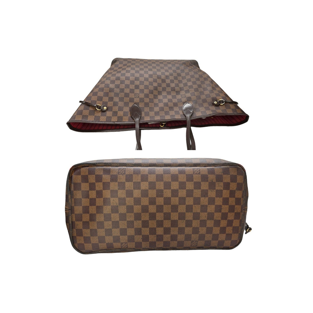 Louis Vuitton Damier Ebene Neverfull GM w/ Pouch