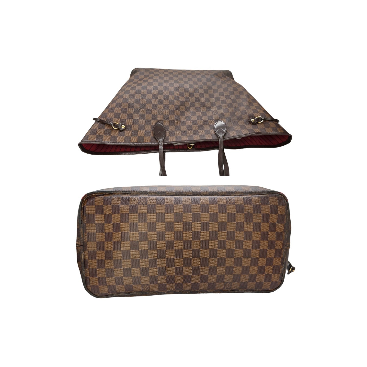 Louis Vuitton Damier Ebene Neverfull GM w/ Pouch