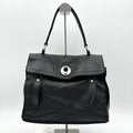 Pre-owned Yves Saint Laurent Leather Top Handle Bag - Black Shoulder Bags, Handbags LA6001