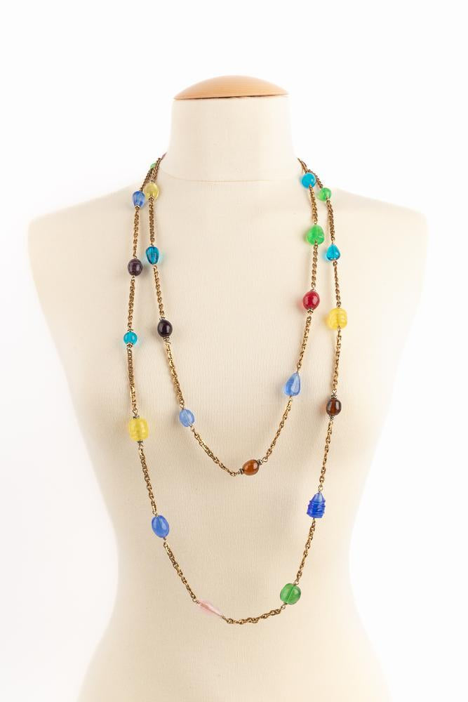 Long collier de perles Chanel