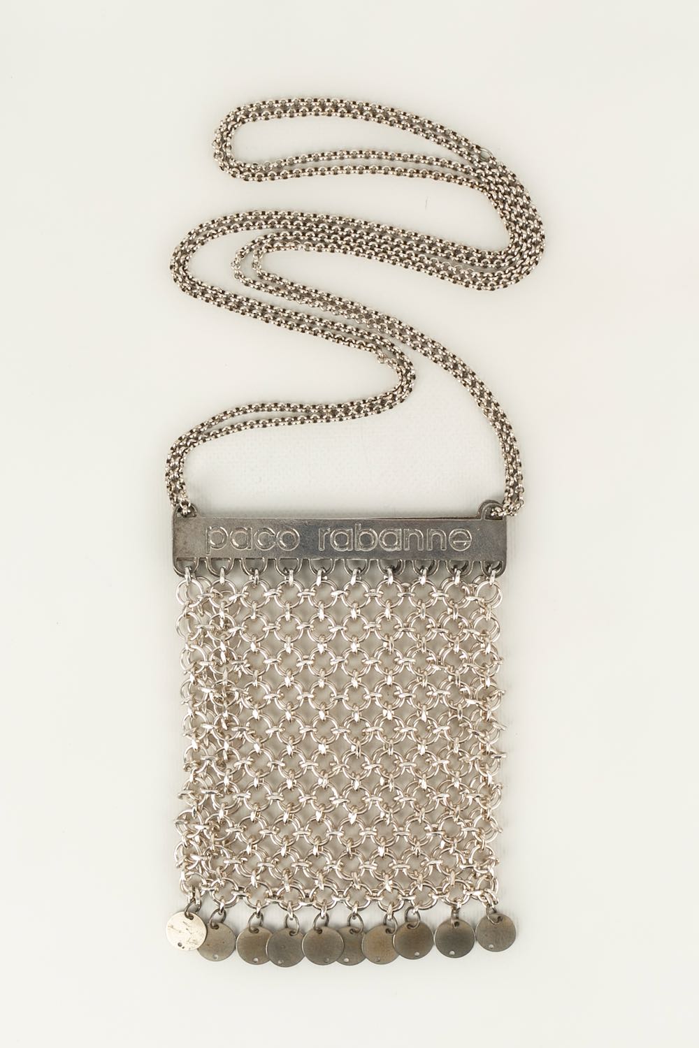 Sac en mÃƒÆ’Ã‚Â©tal argentÃƒÆ’Ã‚Â© Paco Rabanne
