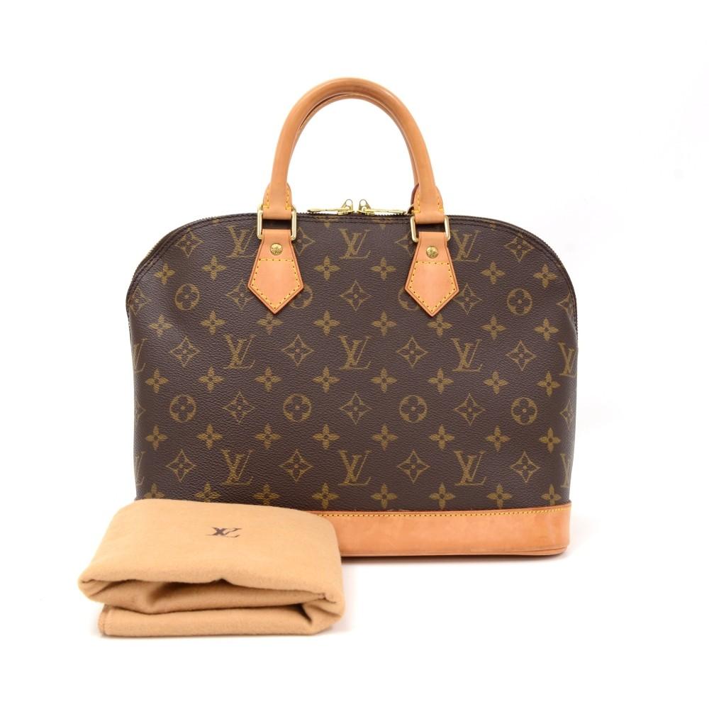 Louis Vuitto Alma Monogram Canvas Handbag