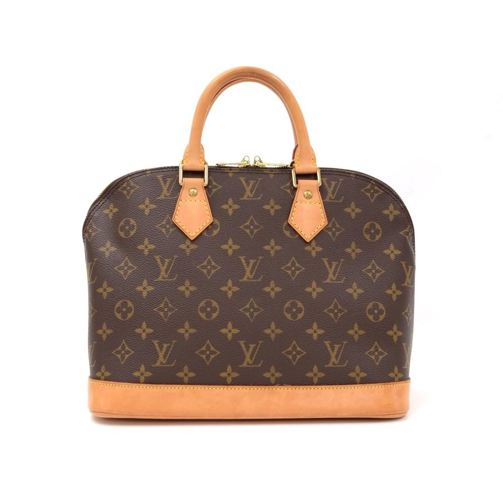 Louis Vuitto Alma Monogram Canvas Handbag