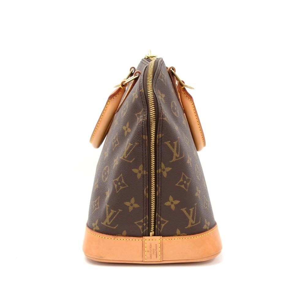 Louis Vuitto Alma Monogram Canvas Handbag