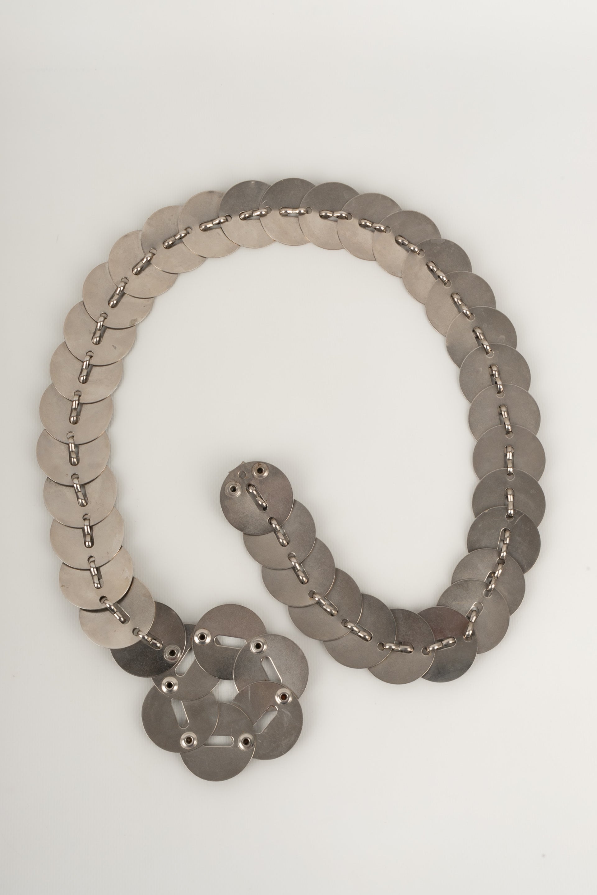 Ceinture argentÃƒÆ’Ã‚Â©e Paco Rabanne (AttribuÃƒÆ’Ã‚Â©e ÃƒÆ’Ã‚Â )