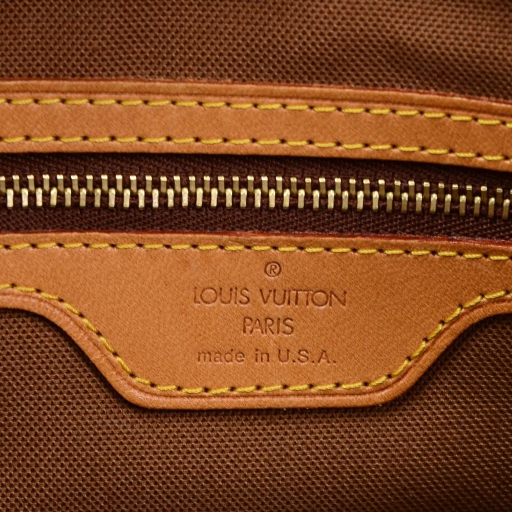 Louis Vuitto Cabas Piano Monogram Canvas Shoulder Bag