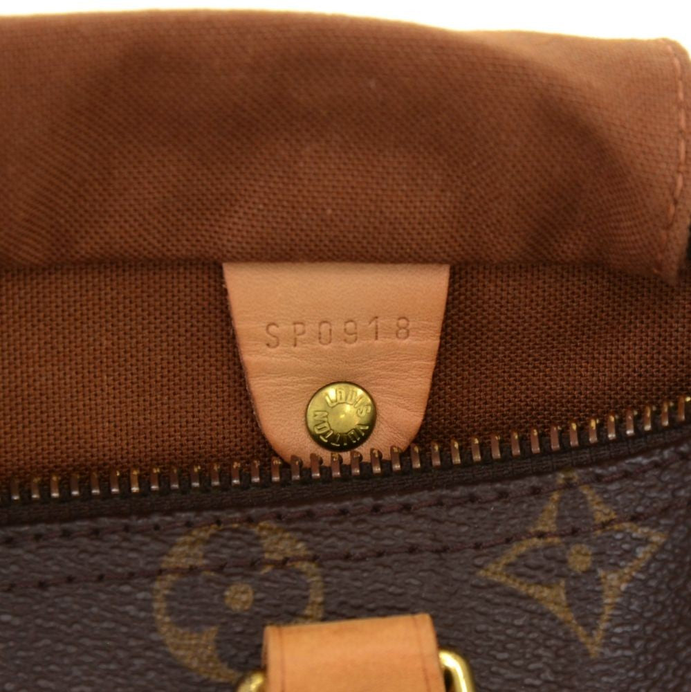 Louis Vuitto Speedy 25 Monogram Canvas Handbag