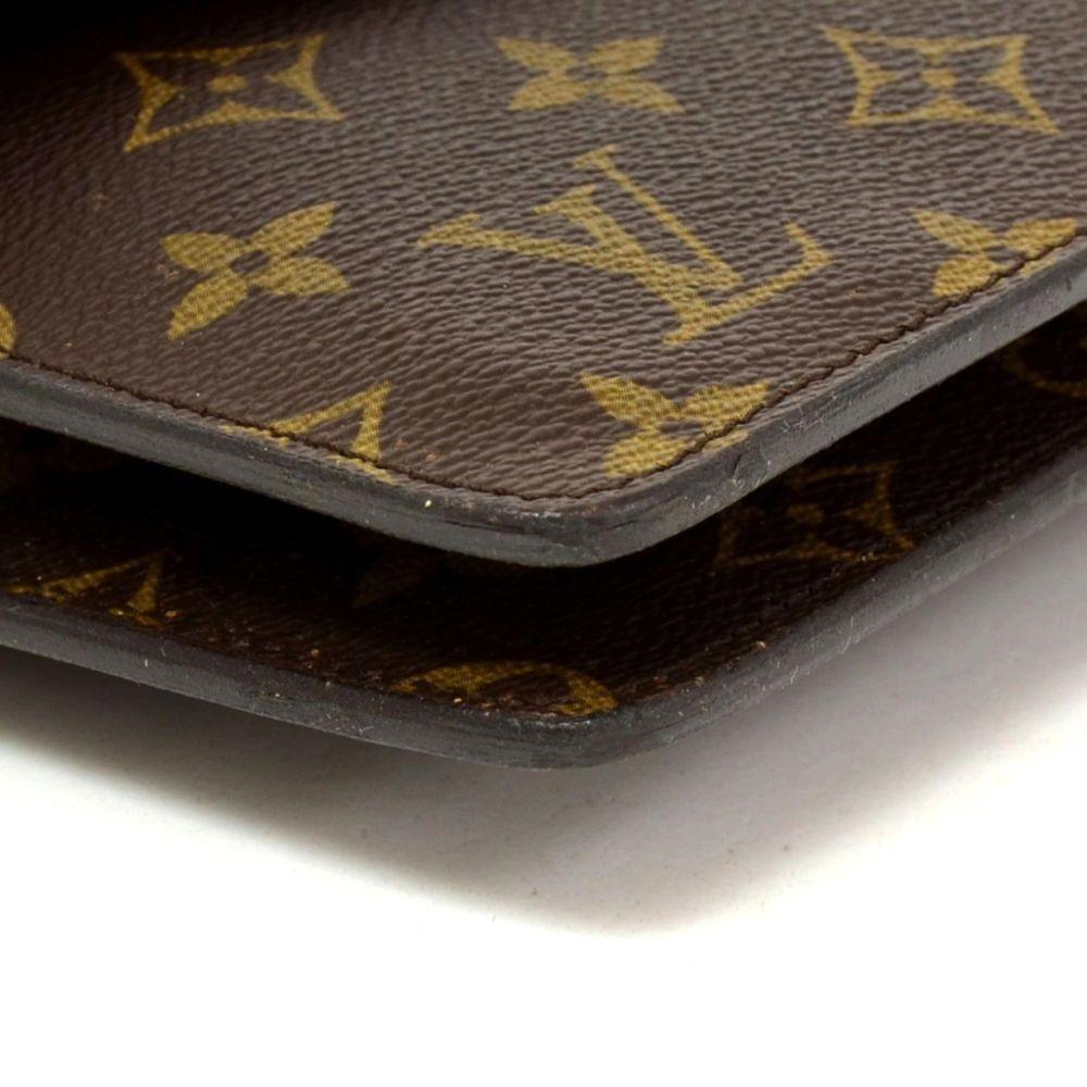 Louis Vuitto Pochette Double Rabat Monogram Canvas 2-Way Bag